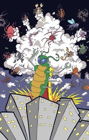 a massive bug pest takes over the city